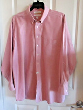 Roundtree Yorke Gold Label Shirt Mens XL Non-Iron Oxford Button Down Dress