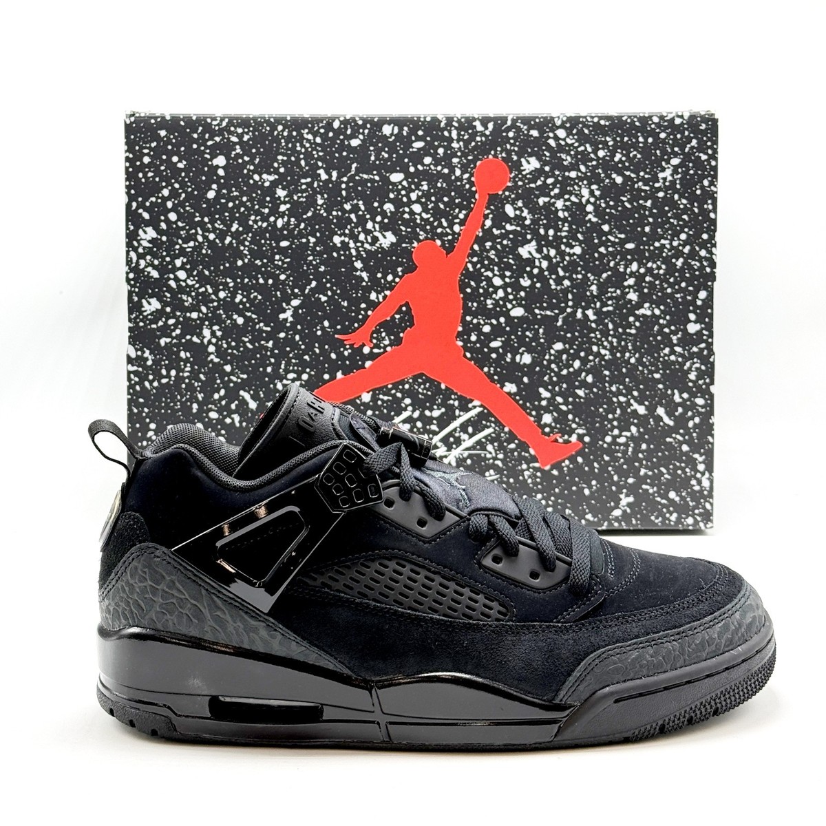 NEW* Men NIKE Air Jordan Spizike Low Black / Anthracite (FQ1759