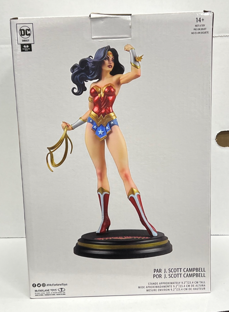 アメコミ WONDER WOMAN STATUE / DC DIRECT Wonder Woman 2024 DC Direct J. Scott Campbell Opened for