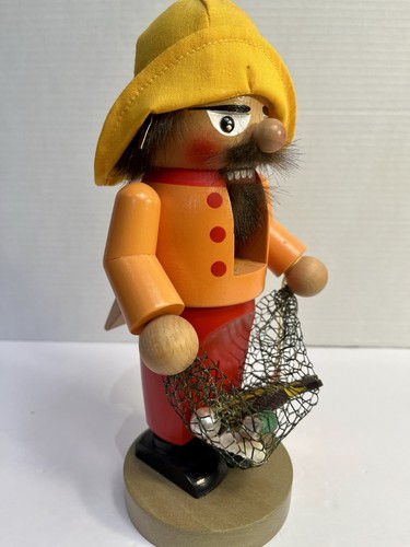 Steinbach 11 pulgadas gordito pescador. Hecho a mano en Alemania - Imagen 11 de 12