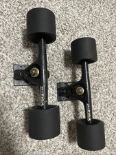 Z-FLEX Black Skateboard Longboard Truck w/ 69mm 83A Wheels Abec7 Zspeed Bearings