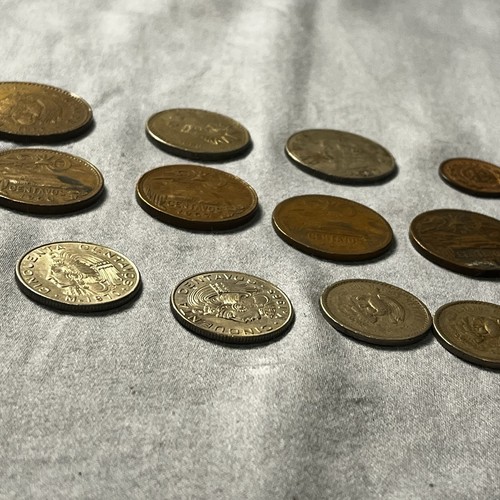 Vintage Mexican Coin High Grade Lot $5 - 1¢ Mixed Denominations 14 Coins Total - Picture 8 of 18