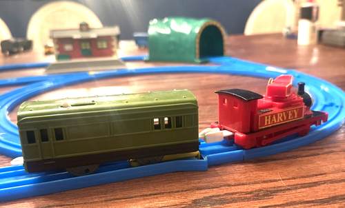 Thomas & seine Freunde Trackmaster Mattell HARVEY Motorisierter Zug 2009 - FUNKTIONIERT! - Bild 7 von 10