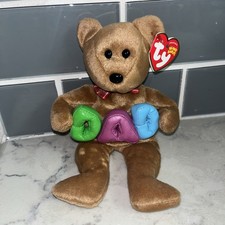 Ty Beanie Baby Dad the Bear DOB June 19, 2005 MWMT Free Shipping