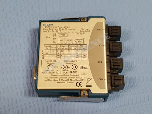 Módulo de entrada analógica universal National Instruments NI 9219 cDAQ - Imagen 2 de 3
