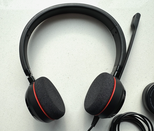Jabra Evolve 20 MS HSC016 USB Headset, Stereo, Black - MS Teams +Case - Afbeelding 11 van 19