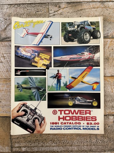 Vintage 1991 Tower Hobbies Catalog Radio Control  Models