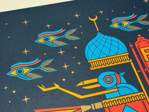 My Morning Jacket Poster Atlanta Fox 11/4/23 Silkscreen Official Steely Signed! - Picture 16 of 21