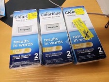 3 Clearblue Digital Pregnancy Test  2 Pack Each Read Description