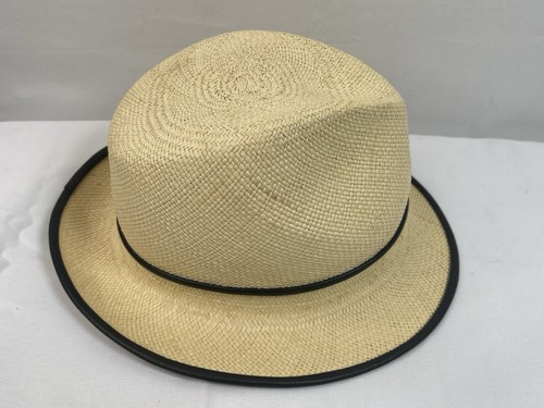 Vtg. 1960s/70 Cha-Chas's House of Ill Repute Men's Yellow Straw Fedora Hat~Sz. M - Picture 11 of 13