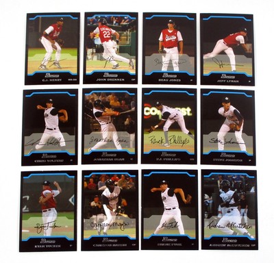 2004 Bowman Draft Aflac Baseball Einsatz Set (12) NM/MT Andrew Mccutchen