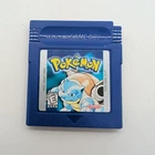 Pokemon Blue Version (GameBoy, 1998) Authentic w New Save Battery 1st Print NICE