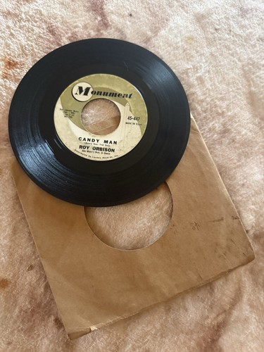 Roy Orbison – Crying / Candy Man - 1961 - Monument 45-447 7" Single VG Tested