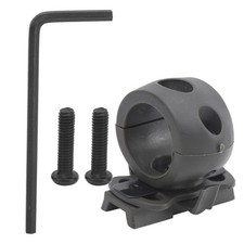 Helmet Flashlight Mount Flashlight Clamp Holder Torch Bracket For