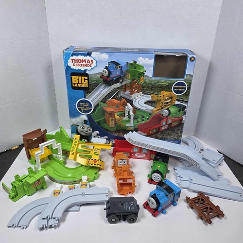 Thomas & Friends Big Loader Pista Isola di Sodor Set Consegna Treno Serbatoio Motore - Foto 2 di 9