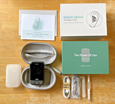 ZenoWell Vagus Nerve Stimulation-Sleep Aid Relax/Meditation Kit - NEW (Open Box)