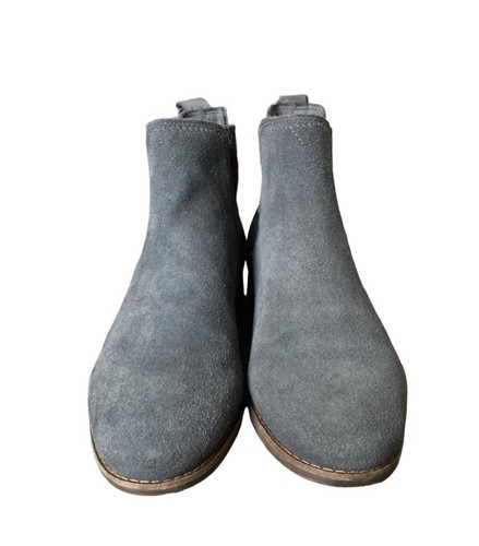 Toms Ella Chelsea Suede Booties Forged Iron Grey Womens Size 9.5 EUC - Bild 5 von 8