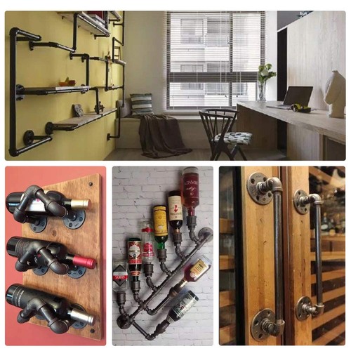 1/2" Floor Flange, Malleable iron Pipe Fittings for Industrial vintage style,... - Bild 6 von 7