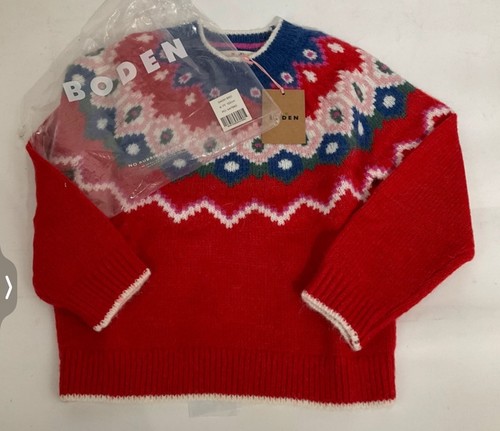 Maglione bambina Mini Boden isola fiera età 6 -7 anni - Foto 1 di 3