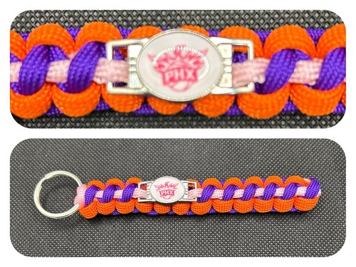 Phoenix Suns (Pink) Inspired Paracord/Survival Keychain - Picture 1 of 1