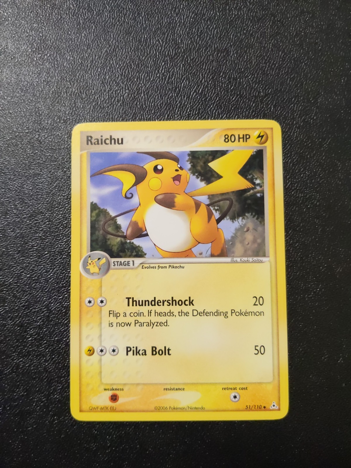 Raichu 51/110 Regular Uncommon NM/VLP | Pokemon Holon Phantoms