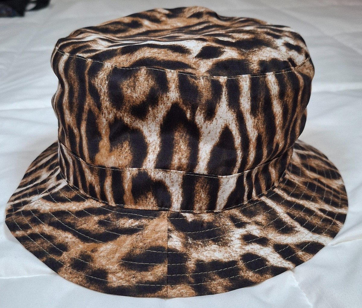 帽子 minami.made No.131 Ralph leopard / chino R13 Leopard Print Bucket Hat $125 - New (material tag inside is
