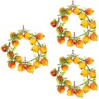 Set of 3 Künstliche Hängepflanzen Kreativer Anhänger Simuliertes Rattan -