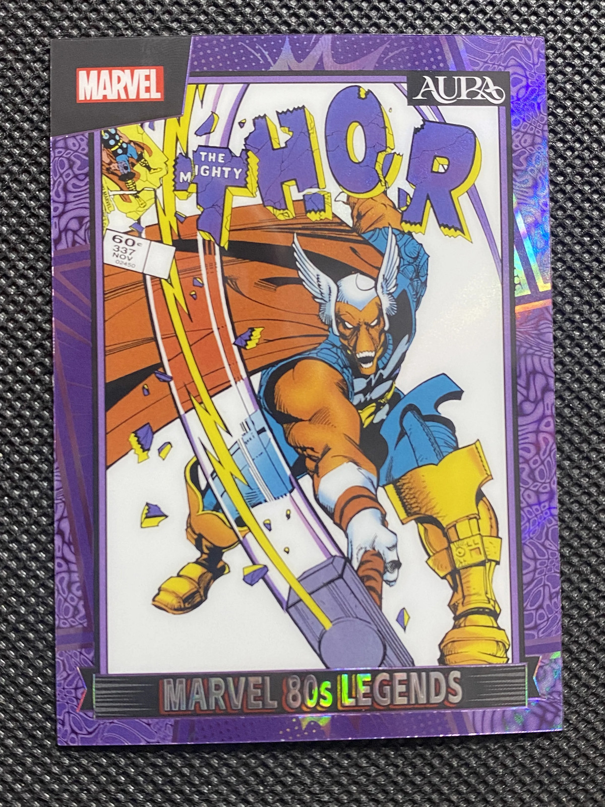2025 Kakawow Aura Marvel 80s Legends Purple #AM-EIP-08 Thor 27/45 XC