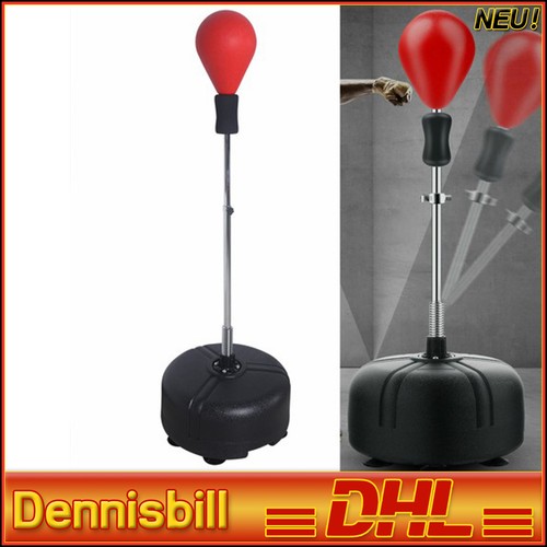 Profi Boxen Training Set Höhenverstellbar Punching Ball Standboxsack Erwachsene - Bild 1 von 12