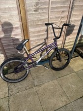 Entry level subrosa bmx with purple frame battlescared
