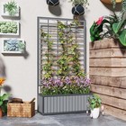 Wooden Raised Garden Bed Planter Box Outdoor Vegetable Flower Herbs Gardening