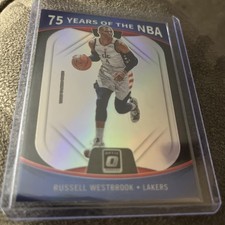 2021-22 Panini Prizm - Optic 75 Years of the NBA #30 Russell Westbrook