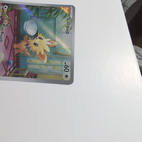 Pokemon Lilipup Illustration Rare Karte 154/086 S&V White Flare - Bild 4 von 6