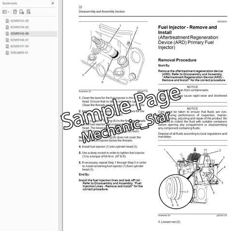 Perkins 403F-15T, 404F-22, 404F-22T Diesel Engine Complete Service Manual (USB) - Picture 2 of 4