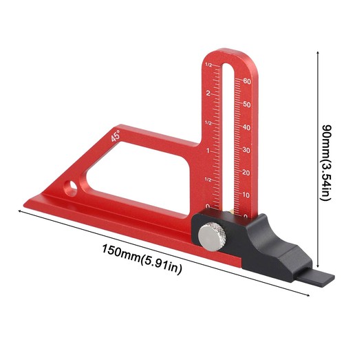 Präzise Schnitte Schnitttiefe Tischsägenklingenhöhe Holzbearbeitungswerkzeuge - Bild 5 von 23