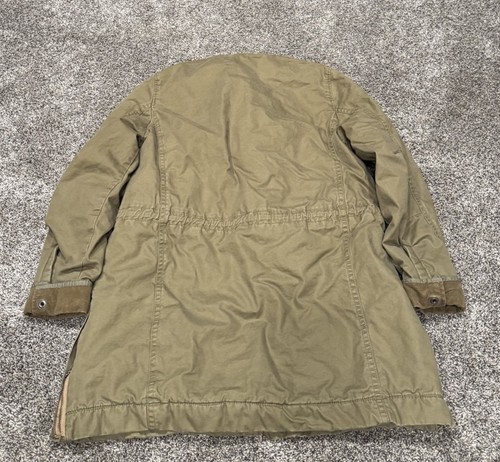 Abercrombie & Fitch Womens Military Bomber Jacket Corduroy Medium - Picture 2 of 6