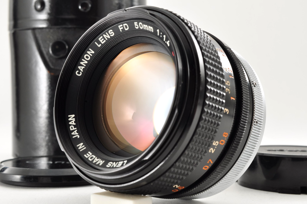 【C6318】CANON LENS FD 50mm 1:1.4 レンズ Amazon.com : Canon FD 50mm f/1.4 1.4 Manual Focusing Lens