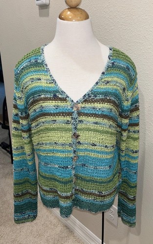 Cold water Creek Cardigan Or Shirt Size Large - Picture 1 of 4