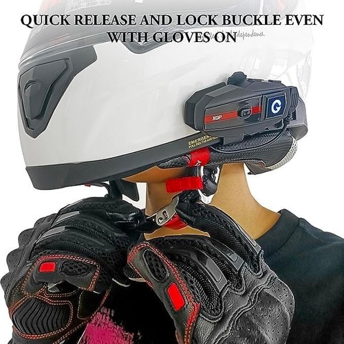 Helmet Quick Release Buckle Kit Ratcheted Stainless Steel Chin Strap...  - Picture 6 of 6