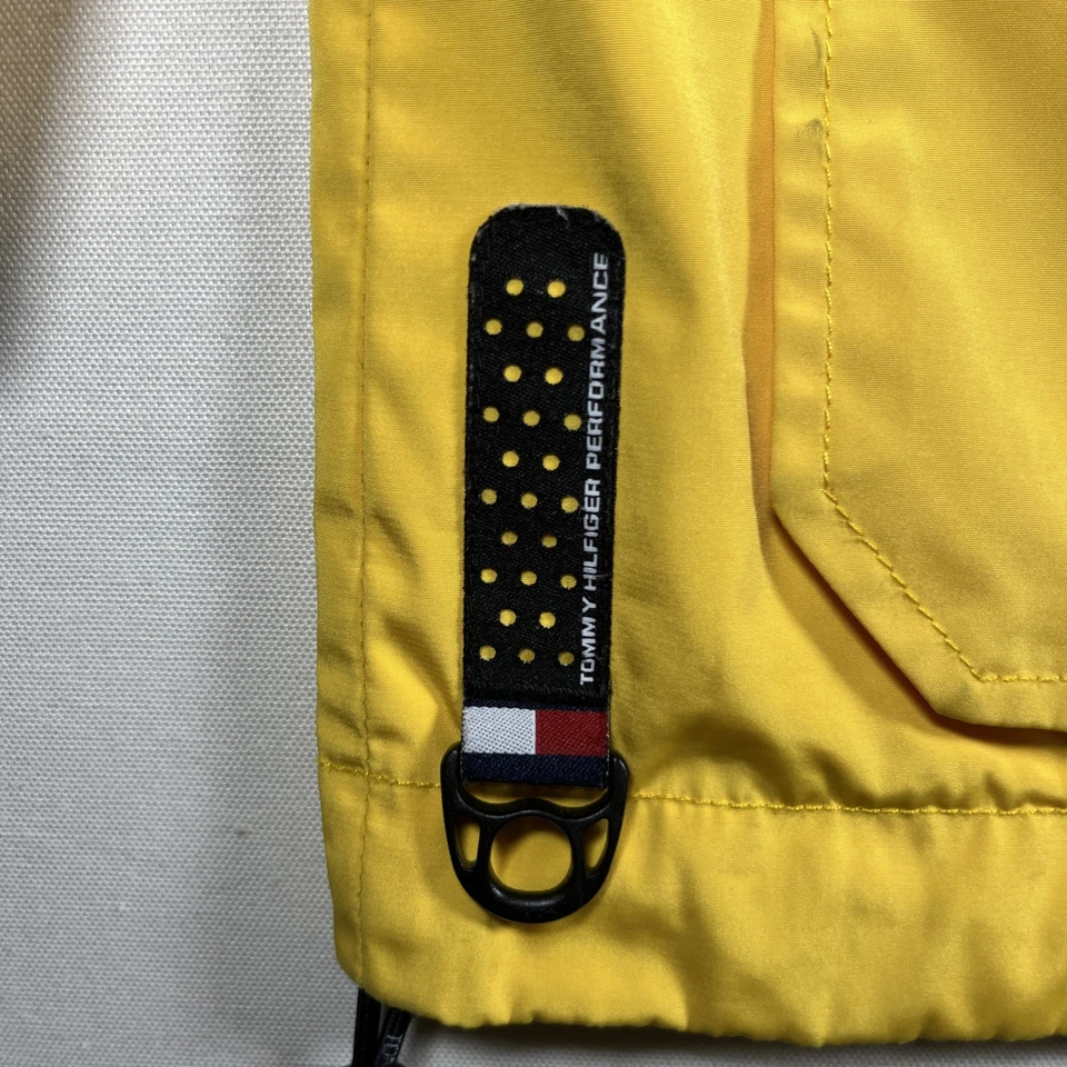 Tommy Hilfiger Cold Stop Water Stop Chaqueta Hombre’s XL Amarillo Peso Pesado Y2K  Foto 4 de 4
