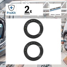 2x ORIGINAL® Victor Reinz Wellendichtring, Kurbelwelle für VW Golf IV Golf V