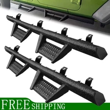 For 20-26 Jeep Gladiator JT 4 Door Side Step Rails Drop Bar Running Boards 