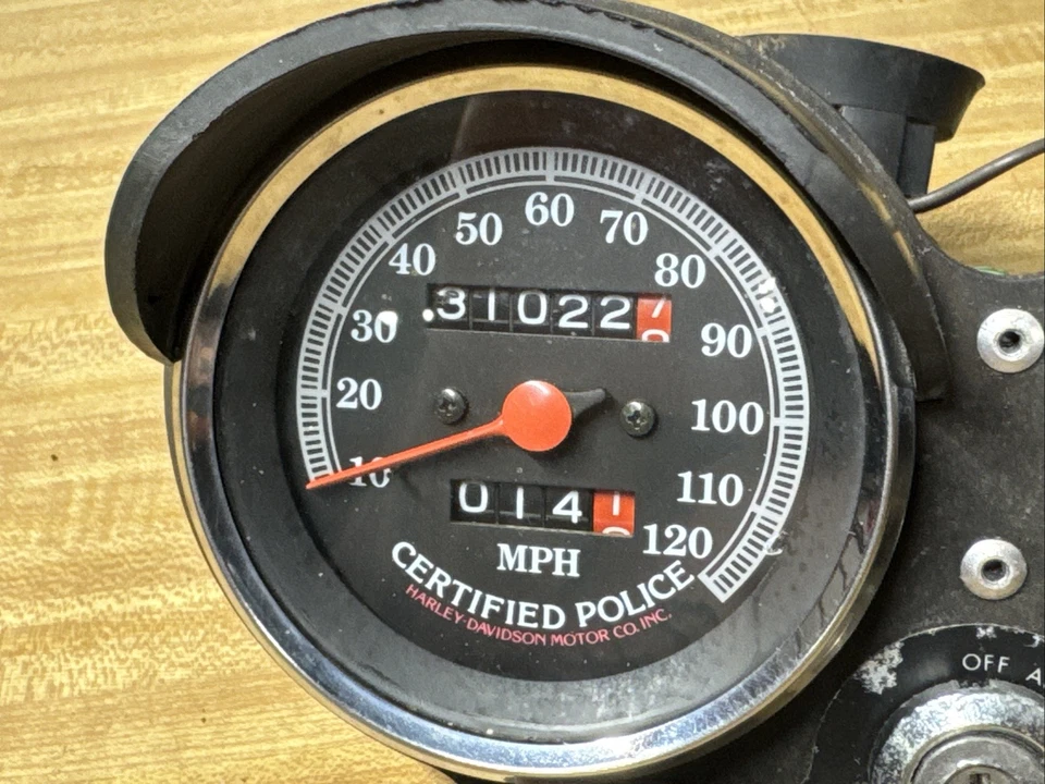 Harley-Davidson 1994 FXRP medidores soporte cableado OEM RARO Foto 2 de 4