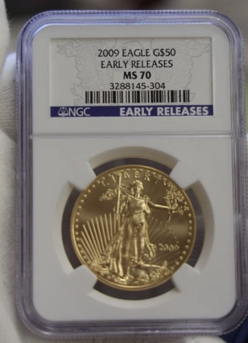 2009 US 1 oz $50 Gold Eagle NGC MS70 Early Releases