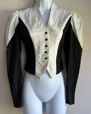 Vintage Miller Stockman Top XS Cowgirl Rockabilly Rodeo Victorian Goth Western