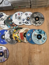 Lot Of 6 Sony PlayStation 1 Video Game Consoles W/ 106 PS1 Games Read Desc