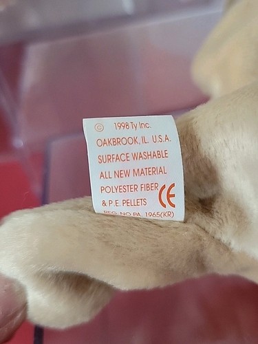 ⭐️ FETCH ⭐️  1998 TY Beanie Baby Dog - MWMT'S - Picture 6 of 6