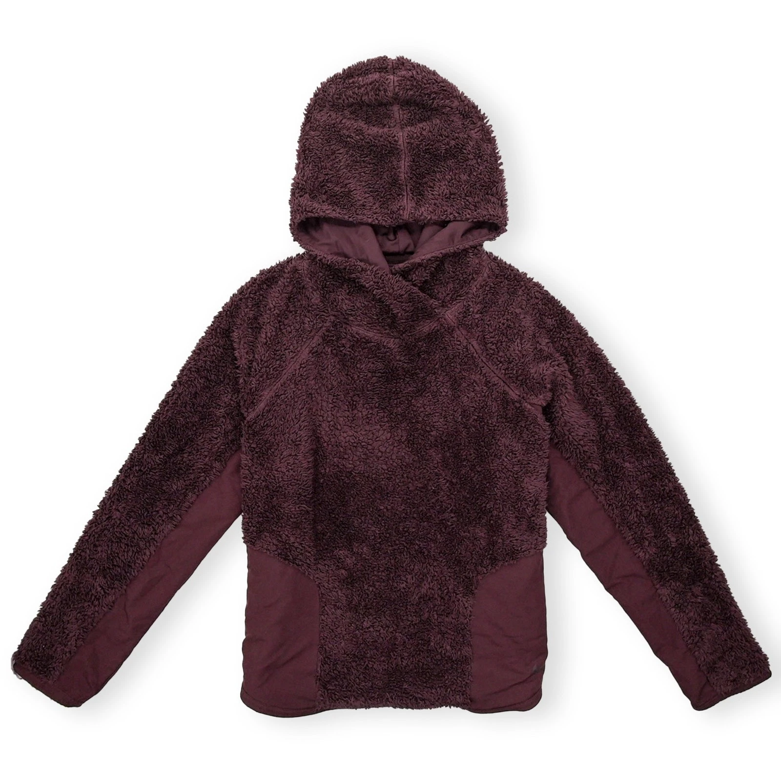 Nike Women’s Fleece Hooded Pullover – Cozy Soft Sherpa-Style Hoodie Maroon Med