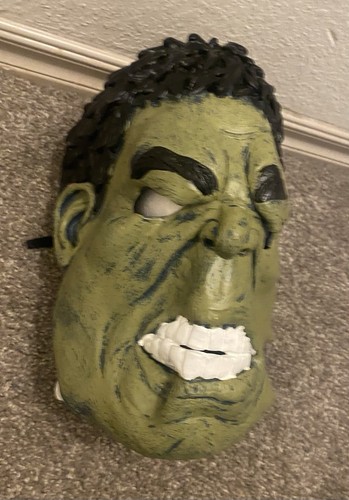 Incredible Hulk Latex Mask Adult Marvel 2015 - Picture 4 of 10