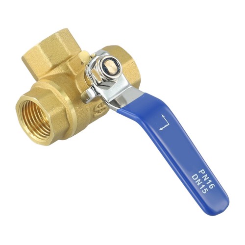 Robust 3 Way Brass Ball Valve for Use in For Water Oil and Gas Environments - Picture 11 of 93